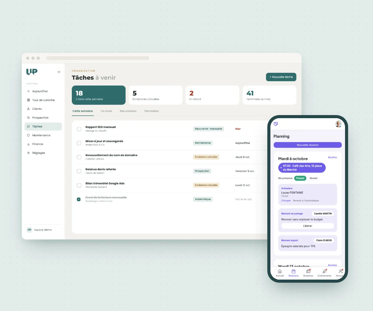 outils sur mesure hero composition