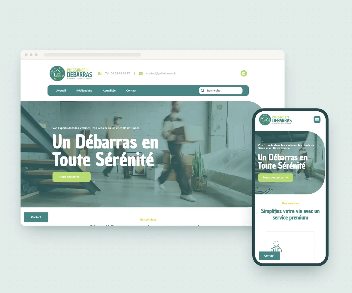sites wordpress hero composition