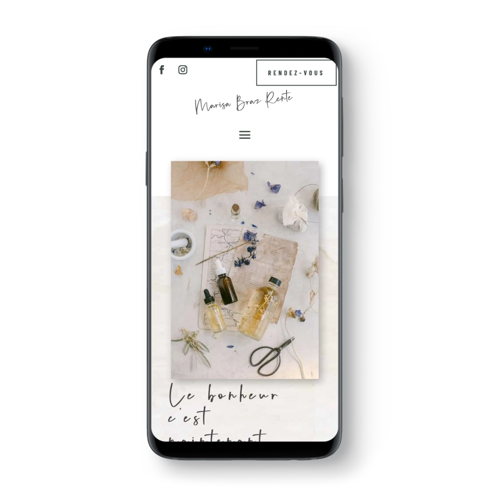 mockup mobile marisa web
